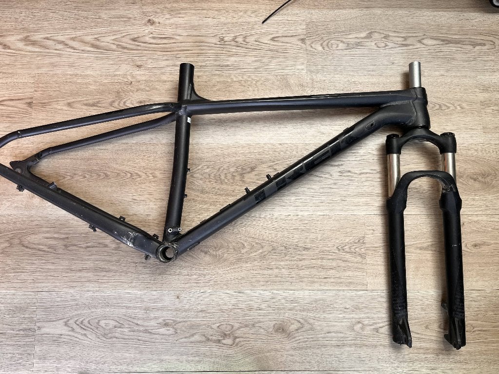 Trek X-Caliber 7 kader + RockShox 30 vork – maat L (19.5"), Fietsen en Brommers, Ophalen, Gebruikt, Hardtail, Schijfrem