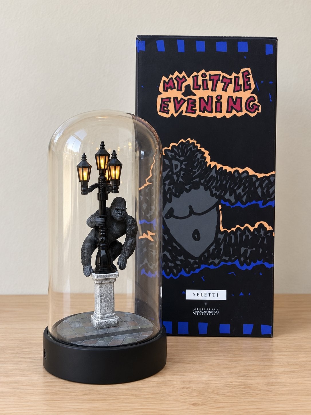 Seletti My Little Evening designlamp gorilla originele doos, Maison & Meubles, Enlèvement, Neuf