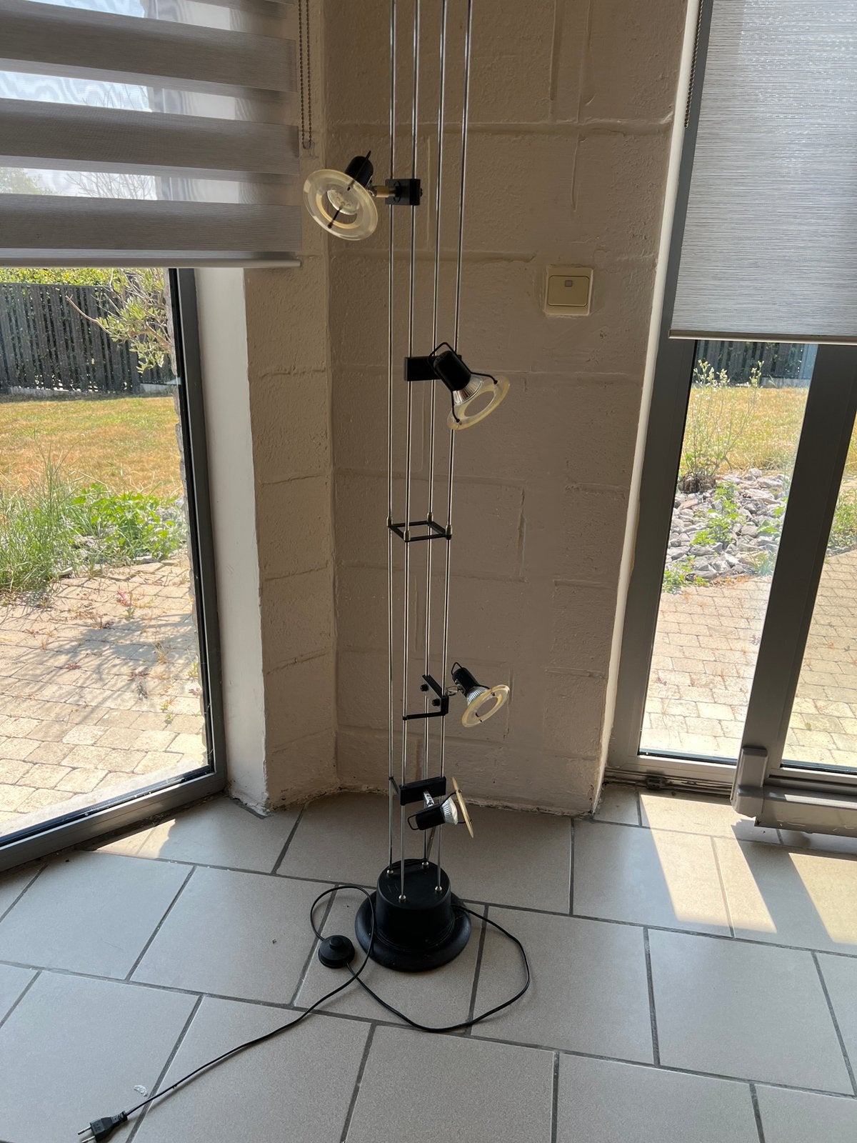 Luminaire 4 spots d’occasion, Ophalen, Gebruikt, Moderne, 100 tot 150 cm