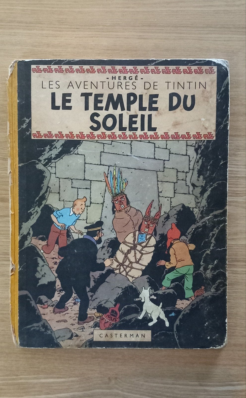 BD Tintin Le temple du soleil EO B3 1949, Livres, BD, Enlèvement ou Envoi