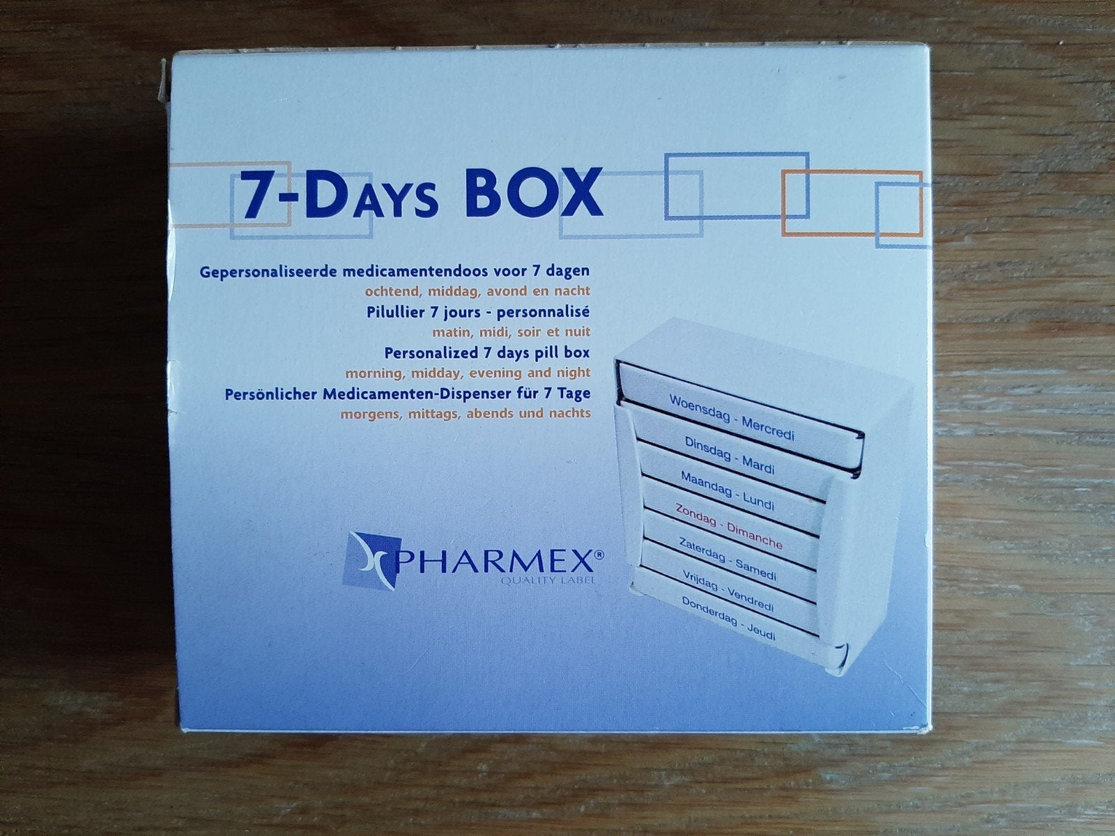 Handig pillendoosje apotheek 7 dagen, Diversen, Ophalen, Nieuw