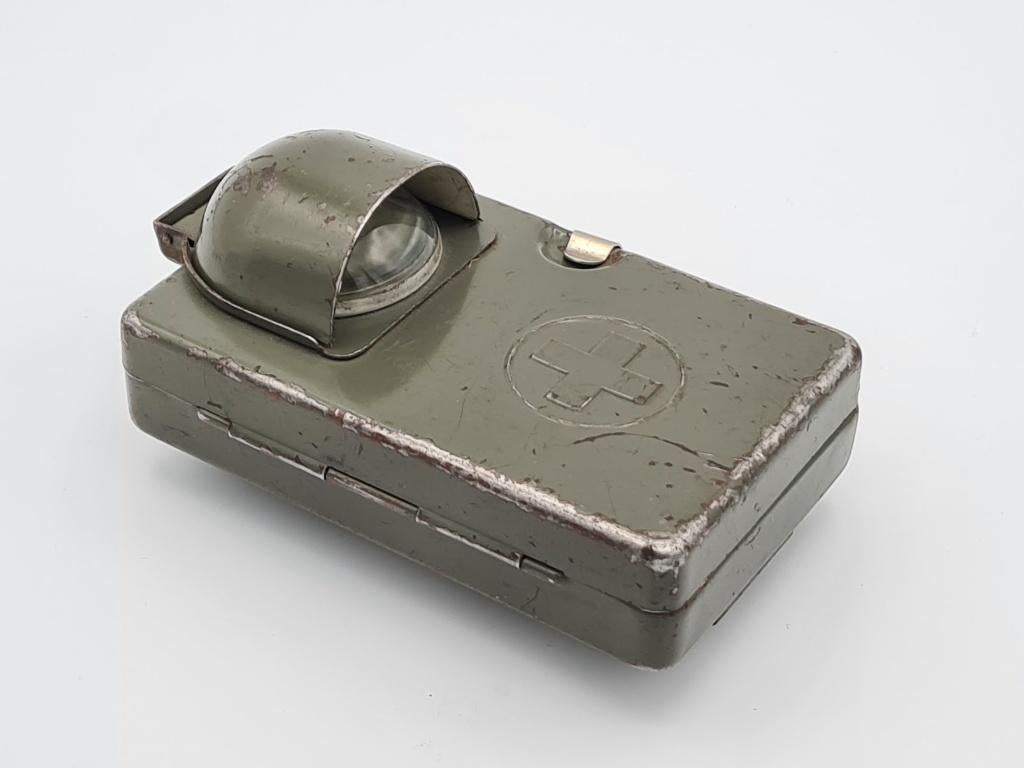 Vintage - militaire zaklamp - 1940 - 1950, Antiek en Kunst, Ophalen of Verzenden