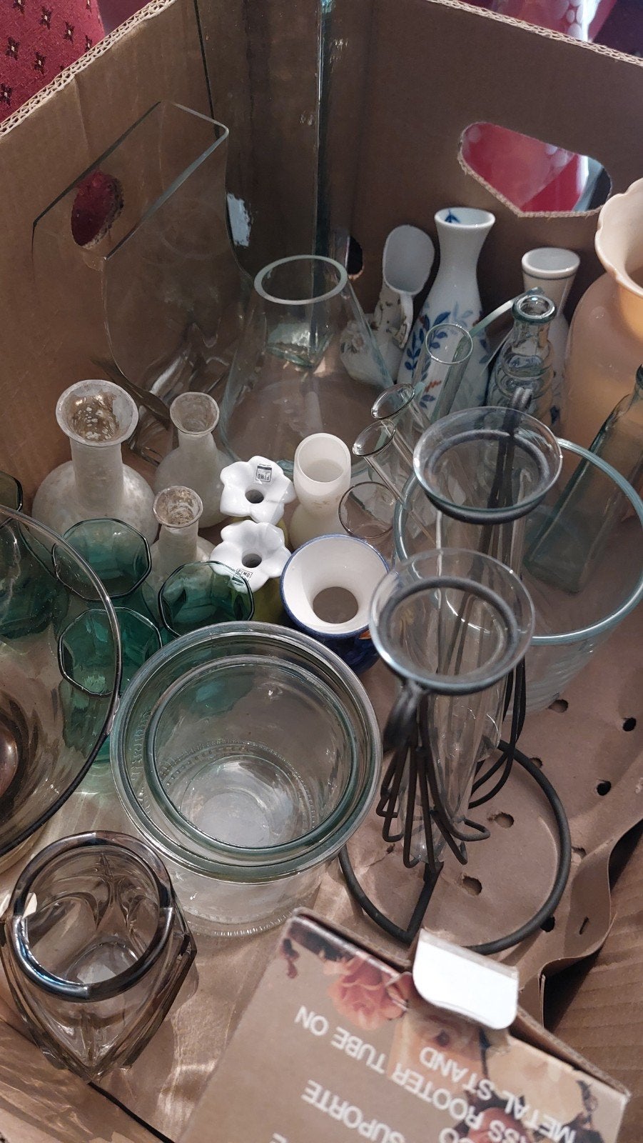 Vazen (30 stuks), Huis en Inrichting, Ophalen, Zo goed als nieuw, Transparant, Glas
