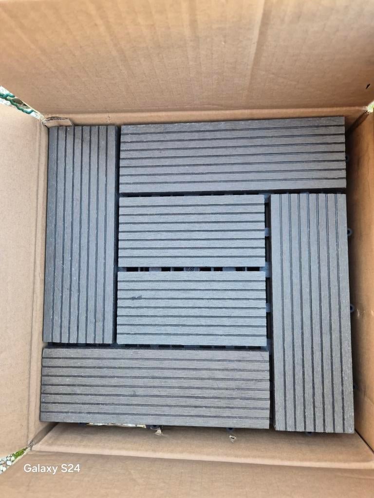 Dalles de terrasse clipsables en bois composite, Tuin en Terras, Tegels en Klinkers, Composiet, Ophalen