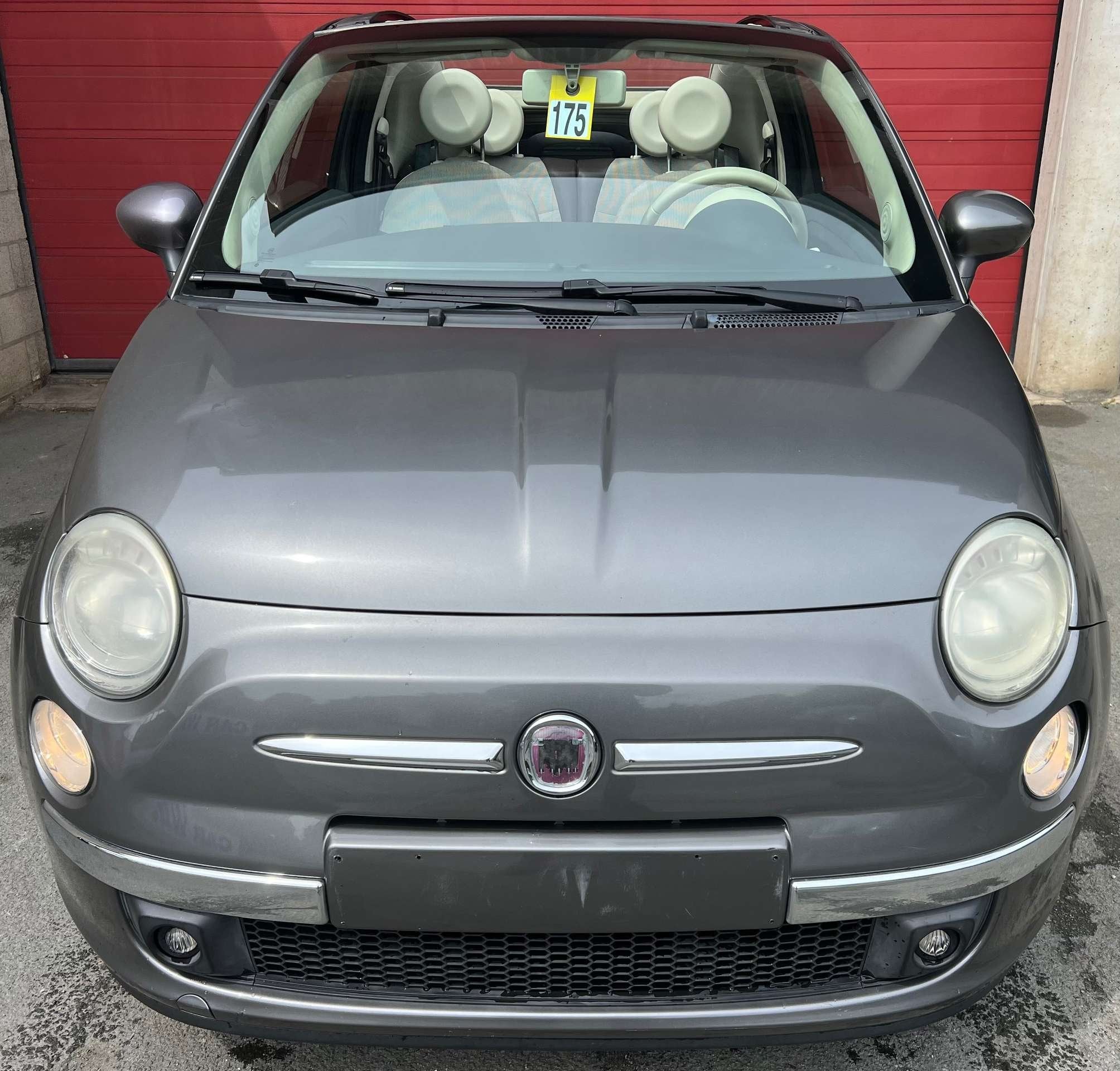 Fiat 500C 0.9 T TwinAir Lounge + CLIM + CAR-PASS, Autos, Fiat, 1305 kg, Argent ou Gris, Euro 6, Entreprise