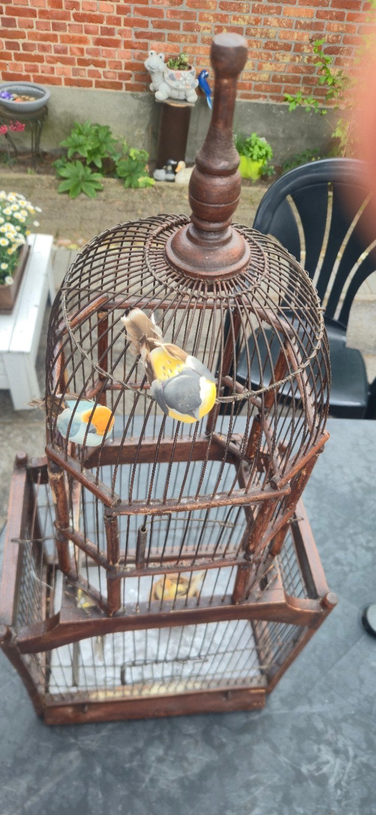 Vogelkooi, Ophalen, Vogelkooi