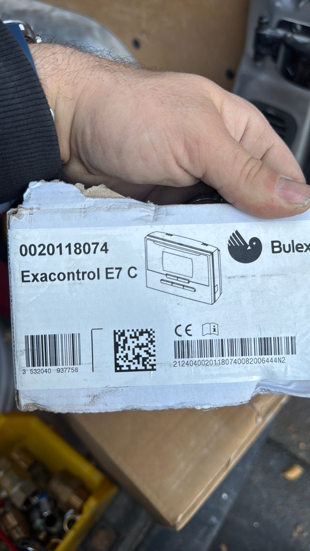 Thermostat bulex exacontrol E7, Enlèvement