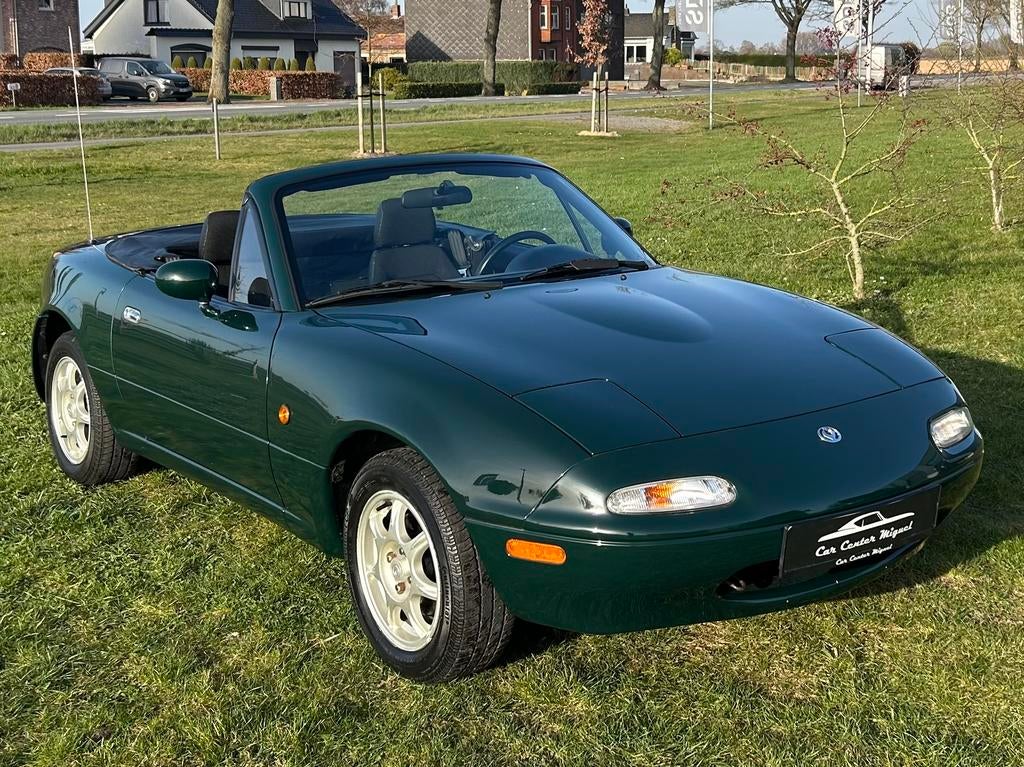 Mazda MX5 NA 1.6i //UNIEK 59.000KM// Collectors item, Autos, Entreprise, Noir, Tissu, Vert