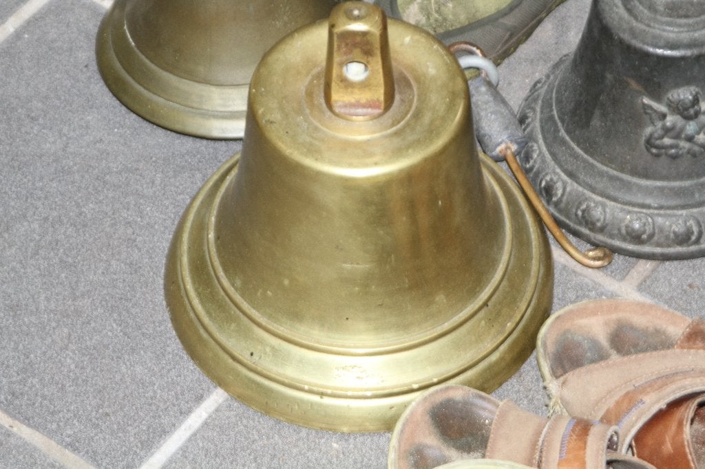 Grote zware scheepsbel, Enlèvement ou Envoi, Bronze