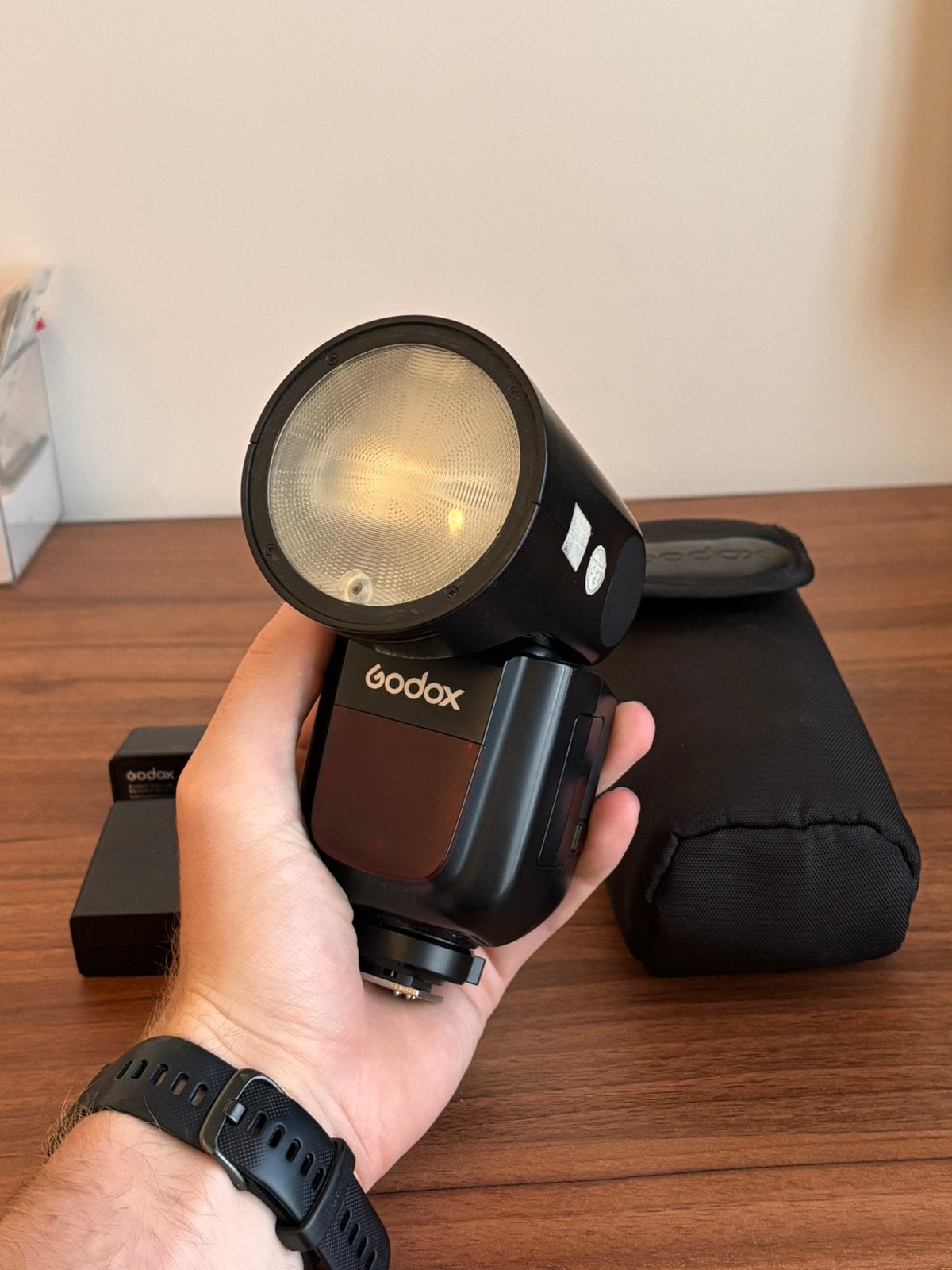 Godox V1 flits (voor canon), Ophalen, Zo goed als nieuw, Canon