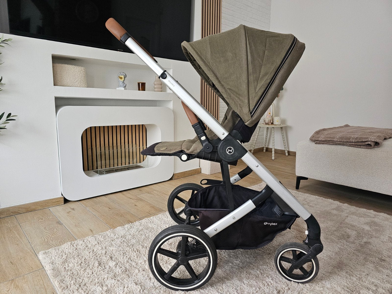 Cybex Balios S Lux 2021, Enlèvement, Utilisé, Poussette, Pneus