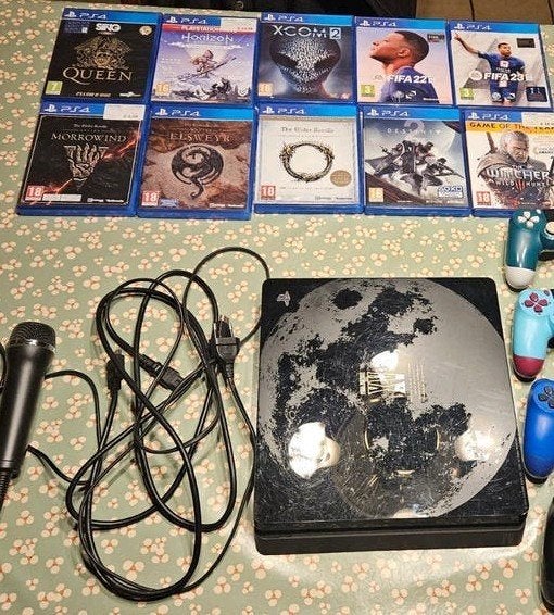 PS4 Final Fantasy XV Édition Luna + 1 manettes + 10 jeux, Enlèvement, Utilisé, Avec 1 manette, Avec jeux