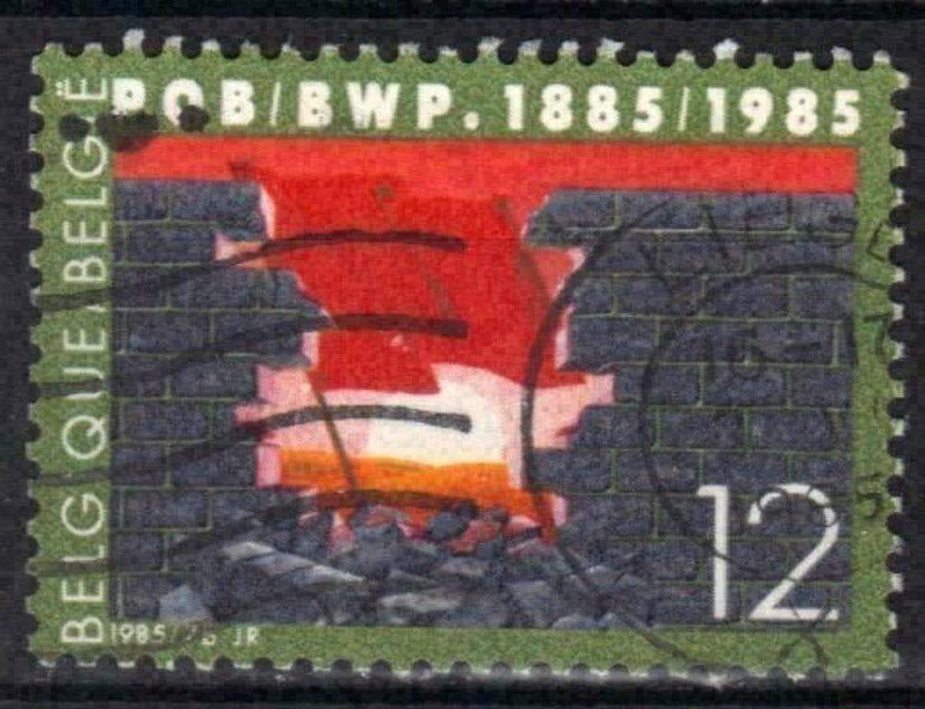 Belgique 1985 - Yvert/OBP 2168 - Parti des travailleurs (ST), Timbres & Monnaies, Envoi, Affranchi, Oblitéré