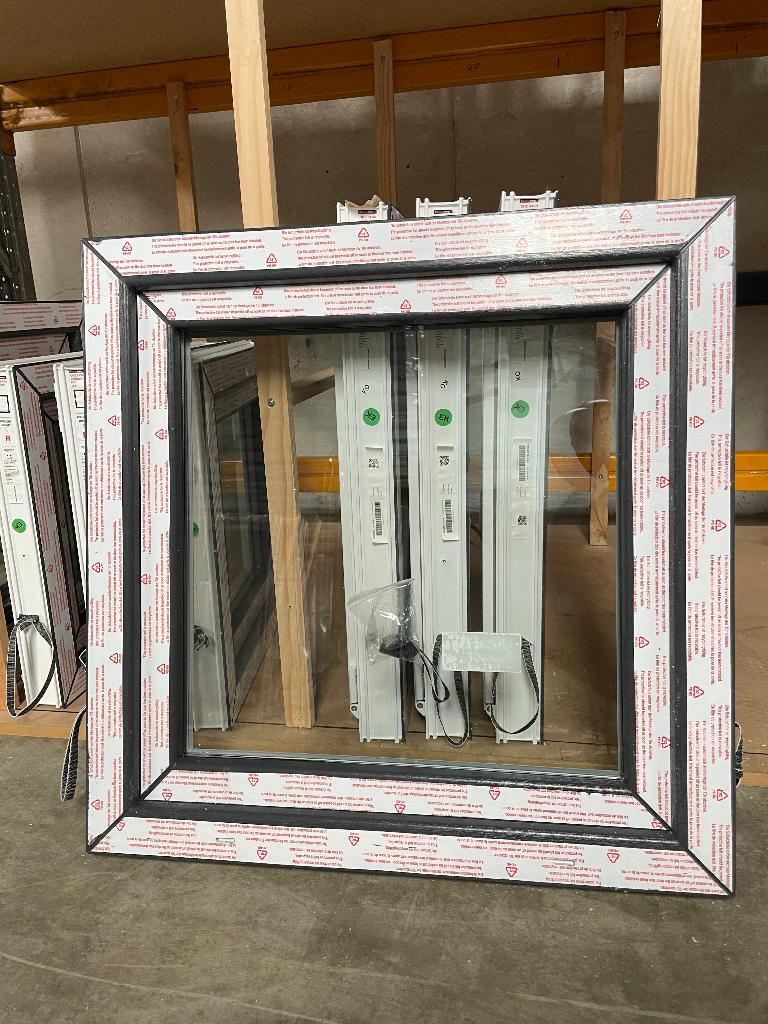 Fenêtres portes PVC budget garage abri jardin en stock, Neuf, Double vitrage, Enlèvement ou Envoi, Fenêtre de façade ou Vitre