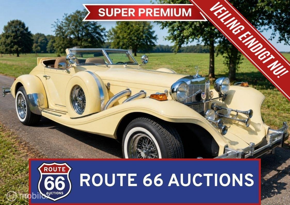 Excalibur Roadster Series IV | 1981 | Route 66 Auctions, Autres marques, Achat, Entreprise, Boîte manuelle