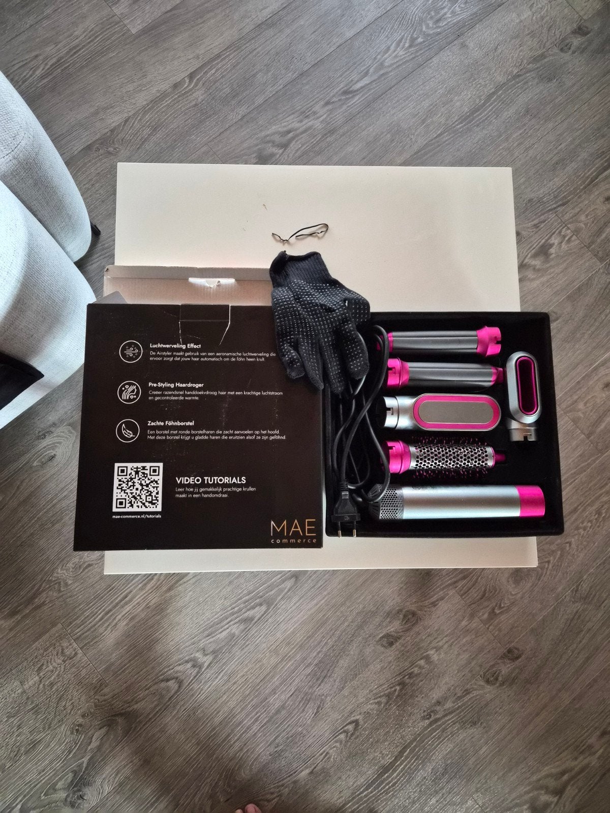 MAE Commerce Airstyler - 5 in 1 Haarstijler, Ophalen