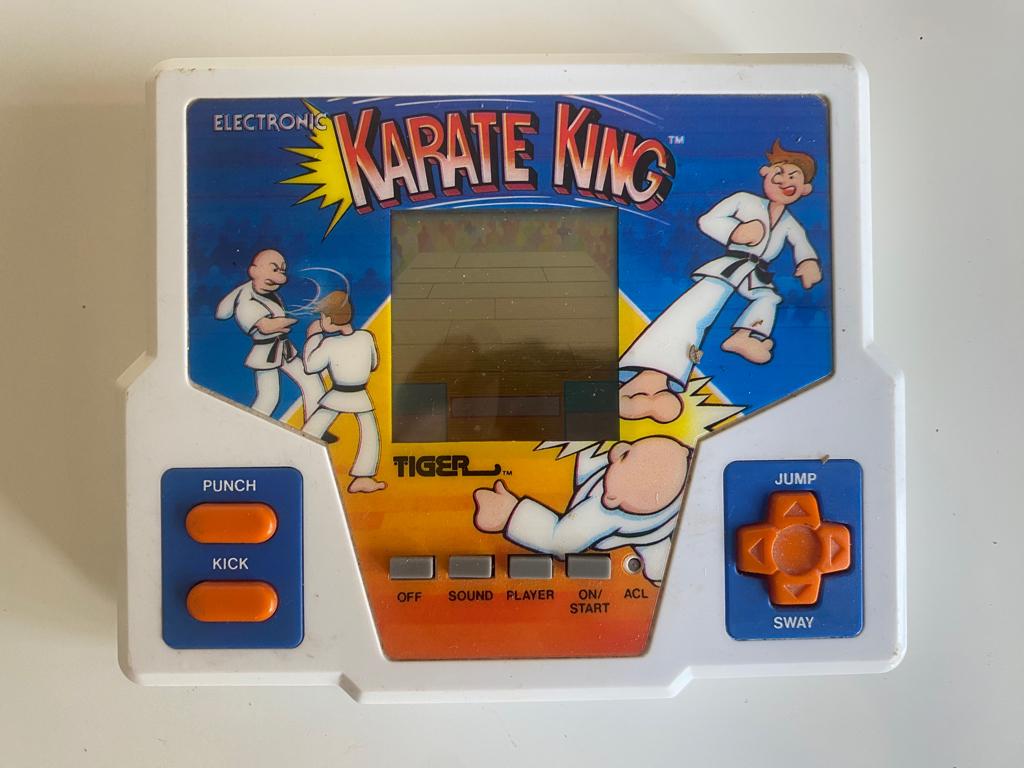 1987 Tiger Karate King draagbaar vintage elektronisch spel, Ophalen, Gebruikt