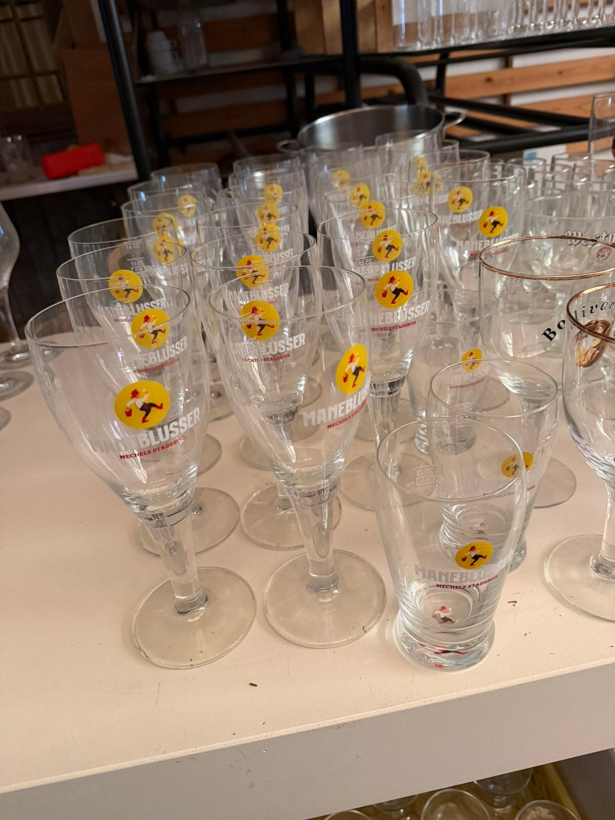 Maneblusser/stella artois glazen 200 stuks (nieuw), Verzamelen, Glas en Drinkglazen, Ophalen of Verzenden, Nieuw