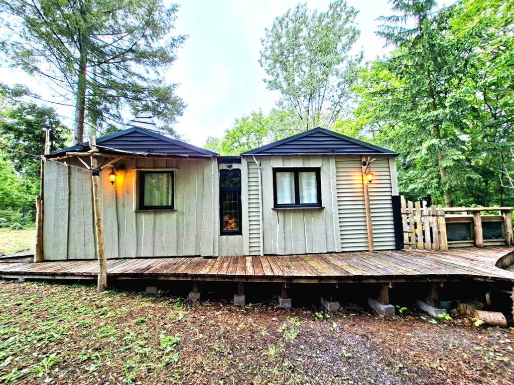 Boslodge in Barvaux (Durbuy) op 14,09are eigen bos