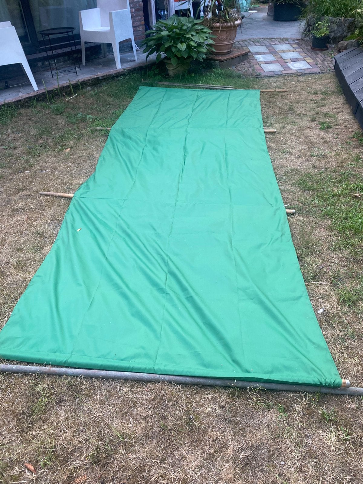Zonnescherm 5 m, Enlèvement, Comme neuf
