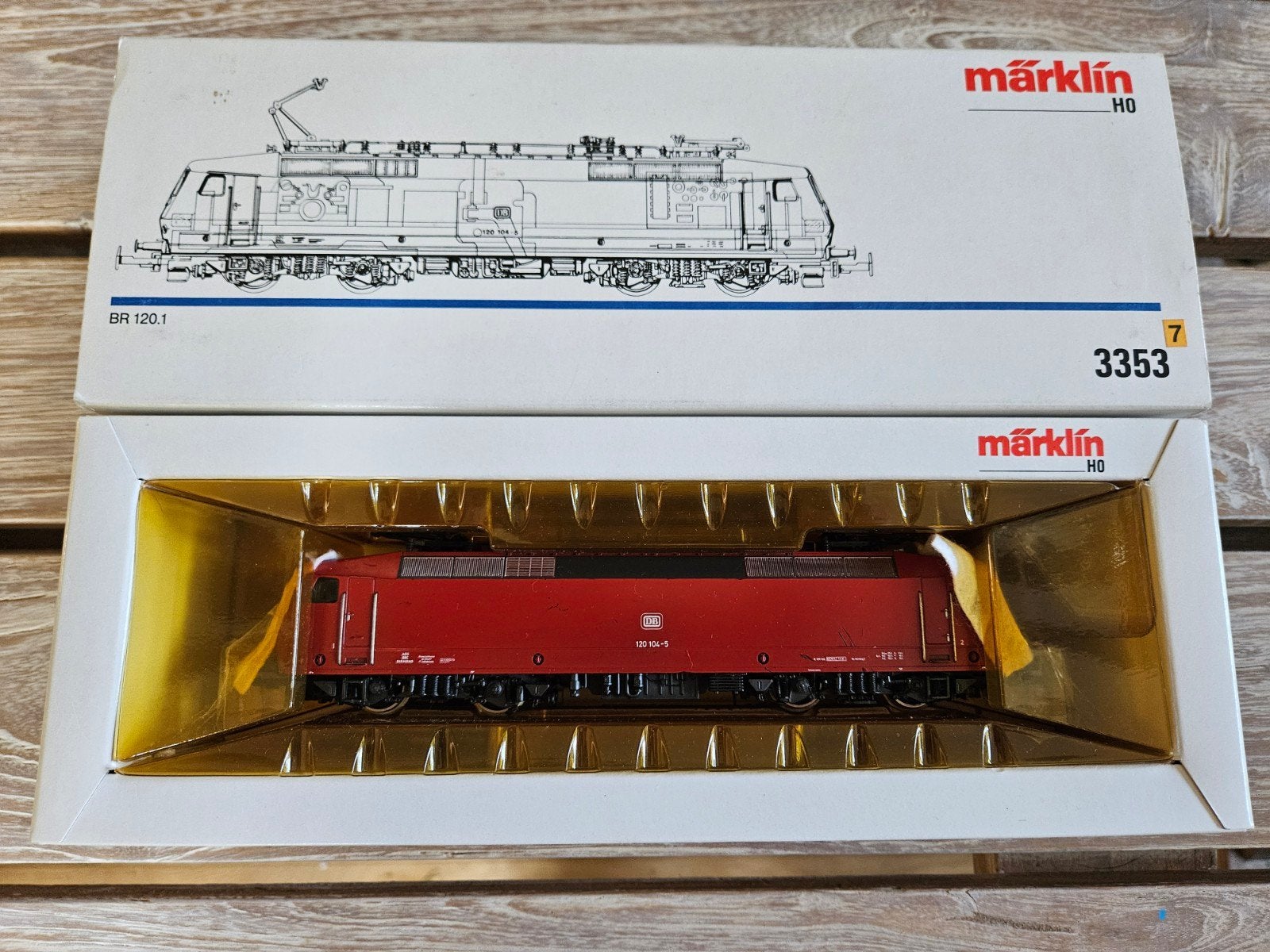 Märklin 3353 Br120 DB, Wisselstroom, Gebruikt, Locomotief, Ophalen of Verzenden