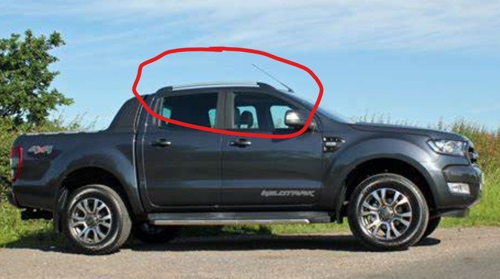 ALU SILVER ROOF RAILS DOUBLE CAB FORD RANGER, Auto-onderdelen, Overige Auto-onderdelen, Ophalen, Nieuw, Ford