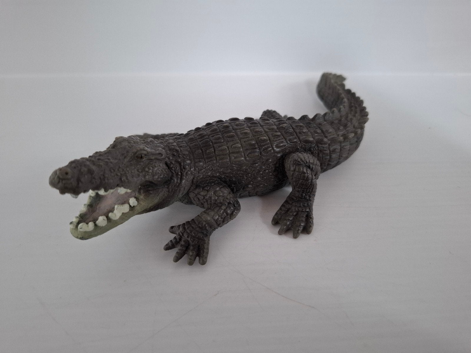 Schleich dier set 14378 Krokodil, Ophalen of Verzenden, Gebruikt, Reptiel of Amfibie, Beeldje of Figuurtje