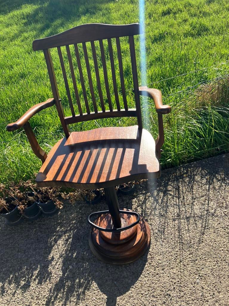 Paire de chaises en teck, Maison & Meubles, Chaises, Enlèvement, Utilisé, Bois, Retro