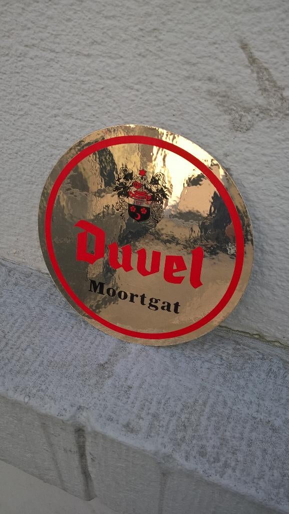 DUVEL Sticker Goud, Verzamelen, Ophalen of Verzenden, Duvel