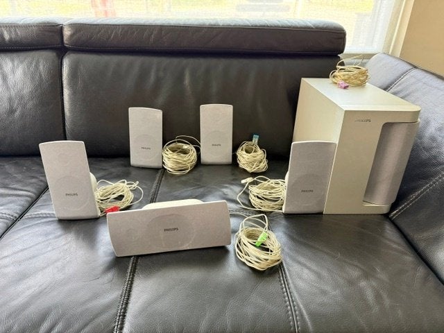 Philips 5.1 Home Cinema Speakerset (CS 3100P & SW 3100E), Ophalen of Verzenden, Gebruikt, Philips