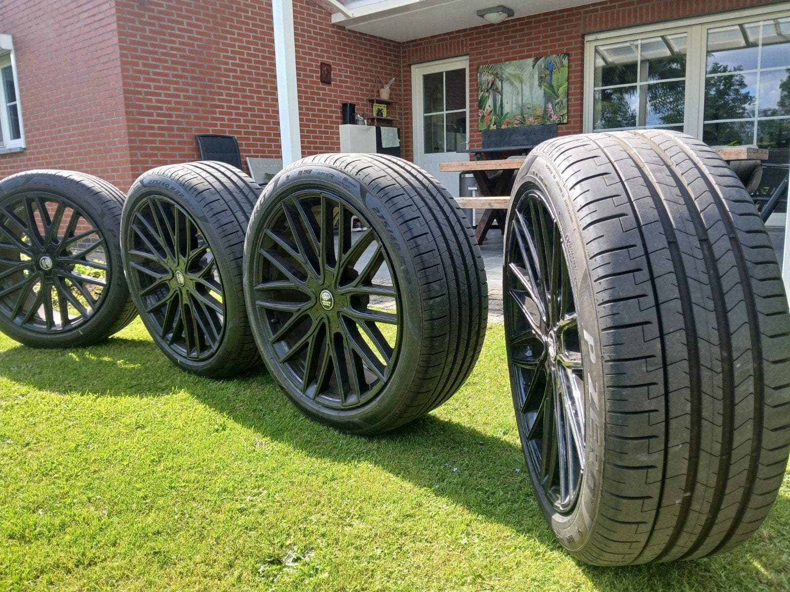 22 pouces 5 x127 et35 - Jantes Jeep, Doodge avec pneus neufs, Autos : Pièces & Accessoires, Enlèvement, Pneu(s)