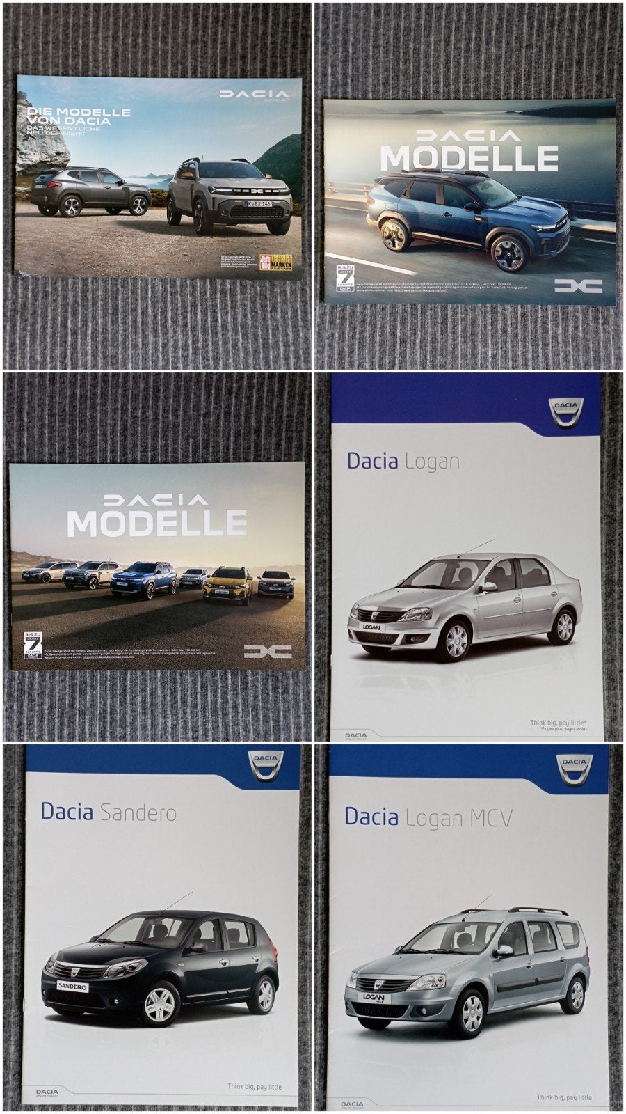 Brochures Dacia, Enlèvement ou Envoi, Comme neuf, Autres marques