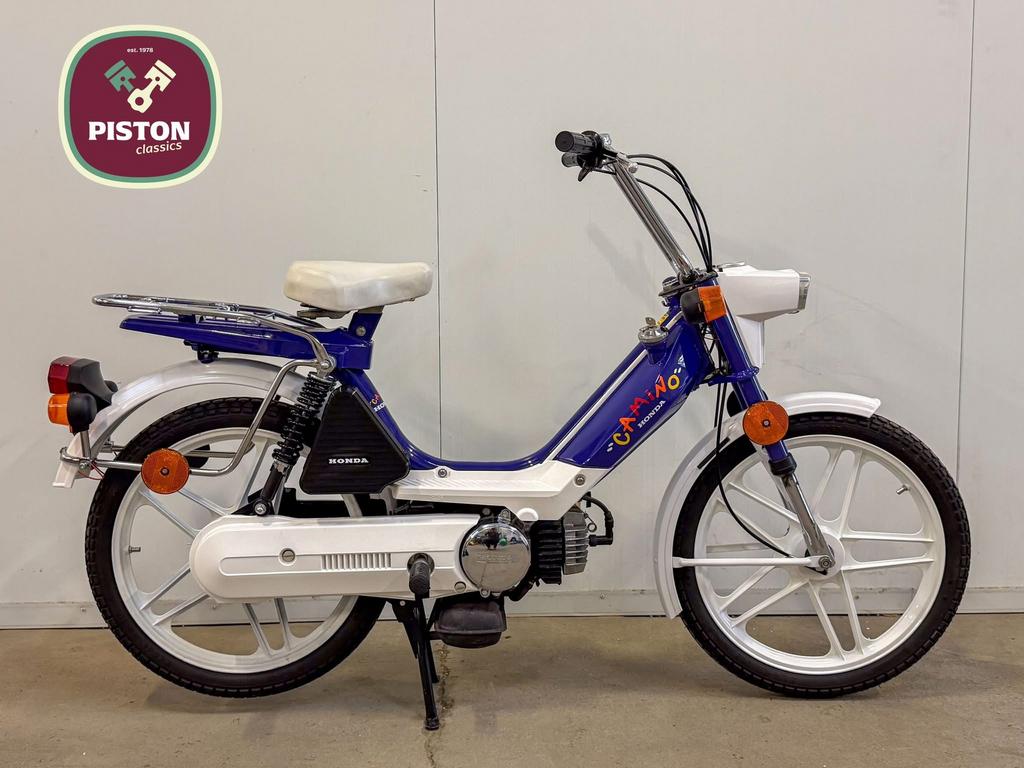 Gezocht: honda camino funny (paars), Fietsen en Brommers, Brommers | Honda, Ophalen, Zo goed als nieuw
