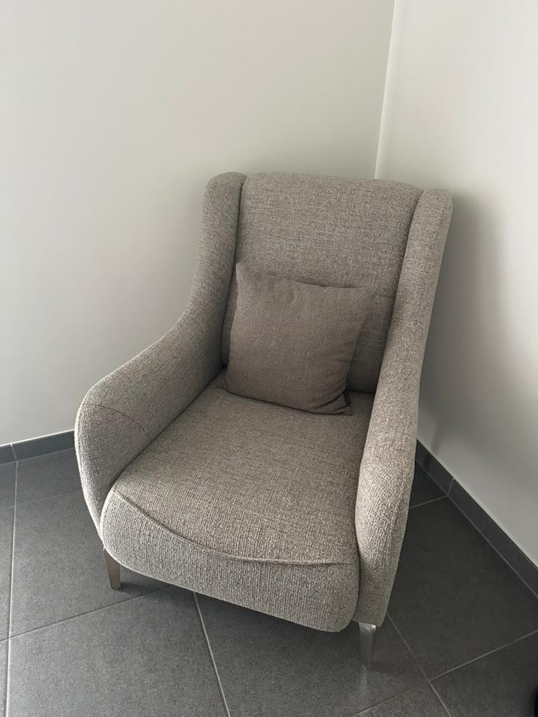 Mooie design fauteuil – als nieuw!, Ophalen, Zo goed als nieuw, Eenpersoons, Stof
