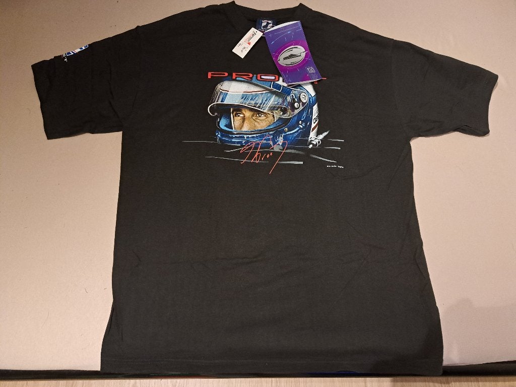 Vintage Alain Prost F1 T-shirt jaren '90, Verzamelen, Ophalen of Verzenden, Nieuw, Formule 1