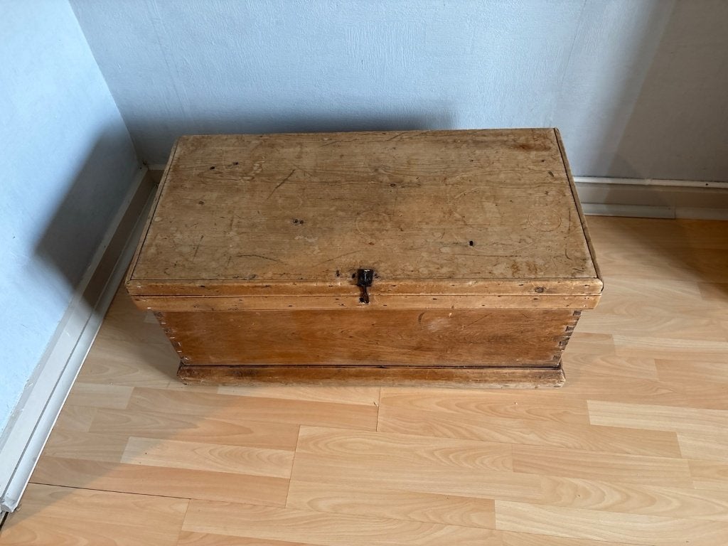 Gratis houten kist - te restaureren, Ophalen, Gebruikt
