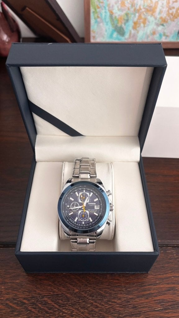 Citizen pols horloge, Handtassen en Accessoires, Horloges | Heren, Staal, Ophalen of Verzenden, Zo goed als nieuw, Zilver