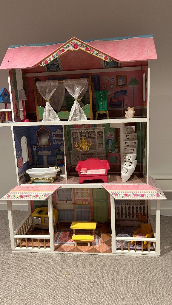 Poppenhuis, Kinderen en Baby's, Speelgoed | Poppenhuizen, Ophalen, Zo goed als nieuw, Poppenhuis