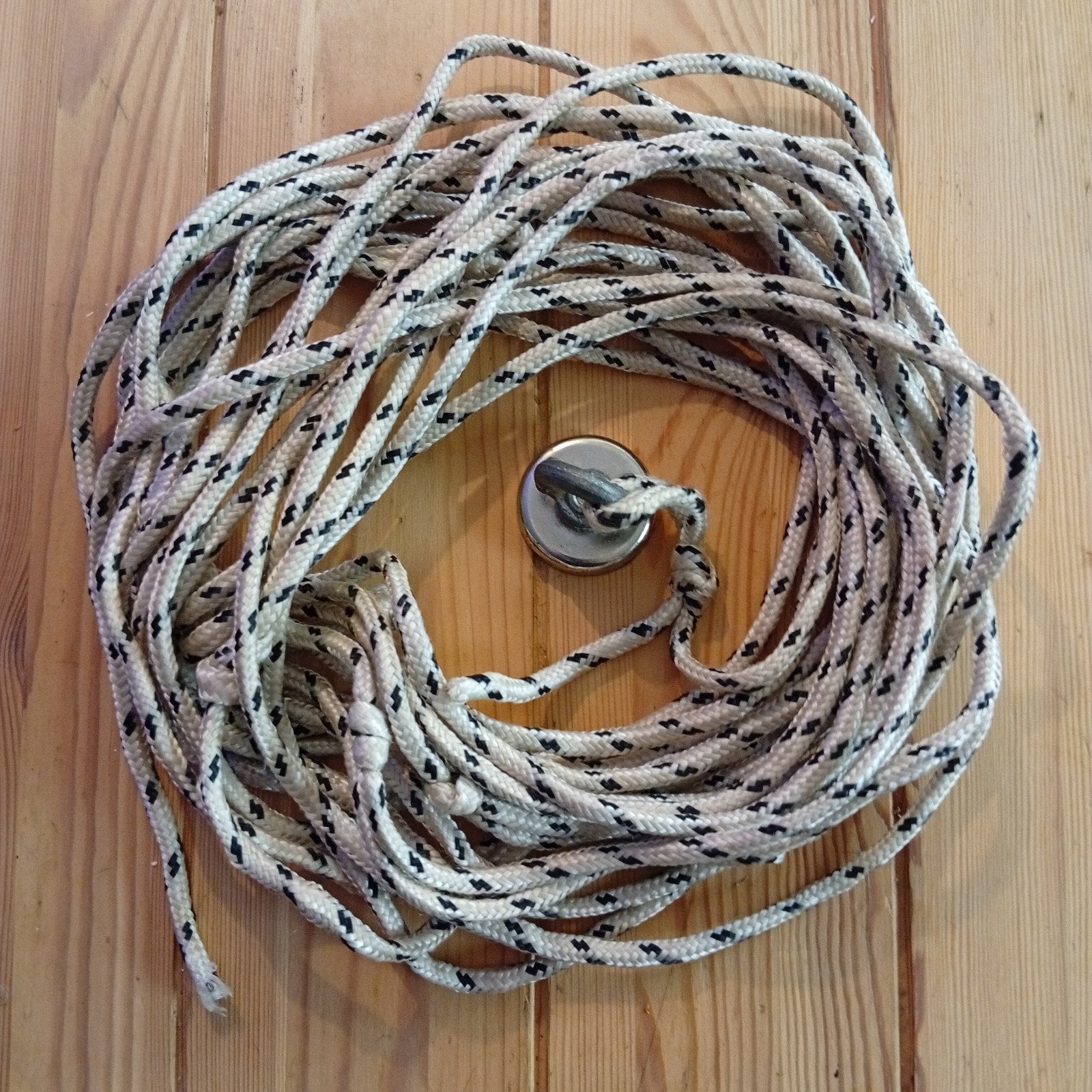 Corde et aimant (140 kg) pour la pêche magnétique, Enlèvement ou Envoi, Utilisé