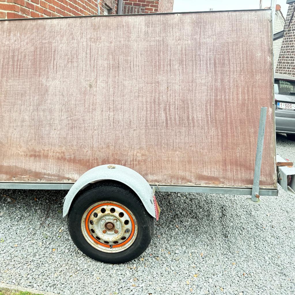 aanhangwagen voor reklame , advertentie , reklame, Auto diversen, Aanhangers en Bagagewagens, Ophalen of Verzenden, Gebruikt