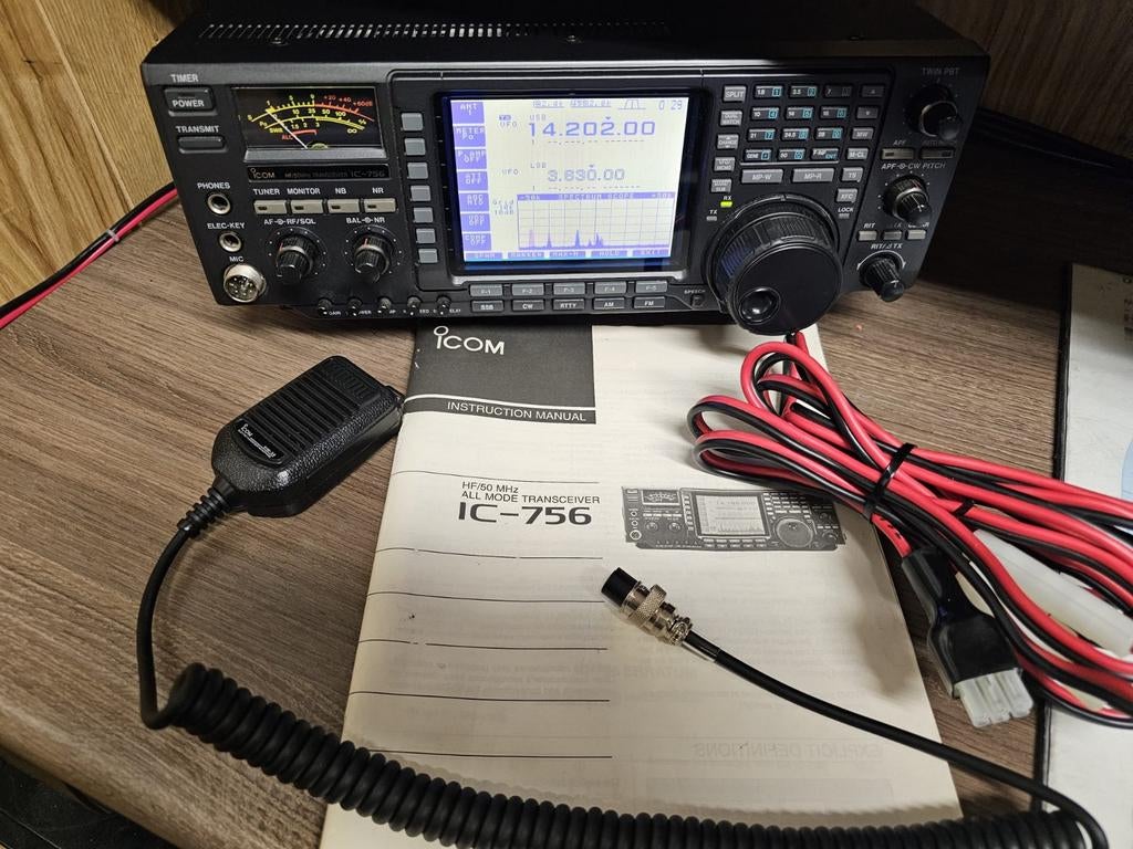 Icom ic 756, Telecommunicatie, Zenders en Ontvangers, Gebruikt, Zender en Ontvanger, Ophalen of Verzenden