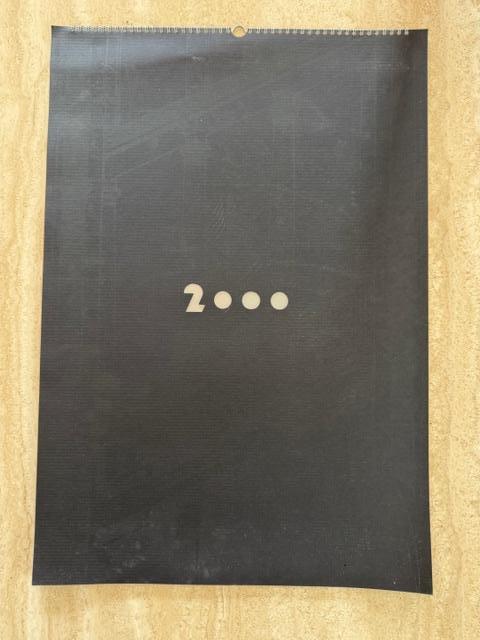 Nieuwe kalender 2000 "ARTESIA BC" (nr4995), Ophalen of Verzenden, Overige typen