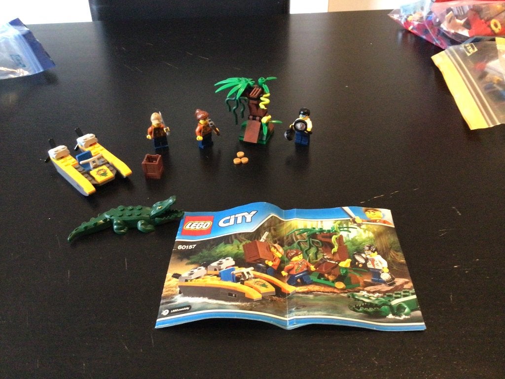 Lego city jungle starter set - 60157, Kinderen en Baby's, Ophalen, City, Lego, Zo goed als nieuw