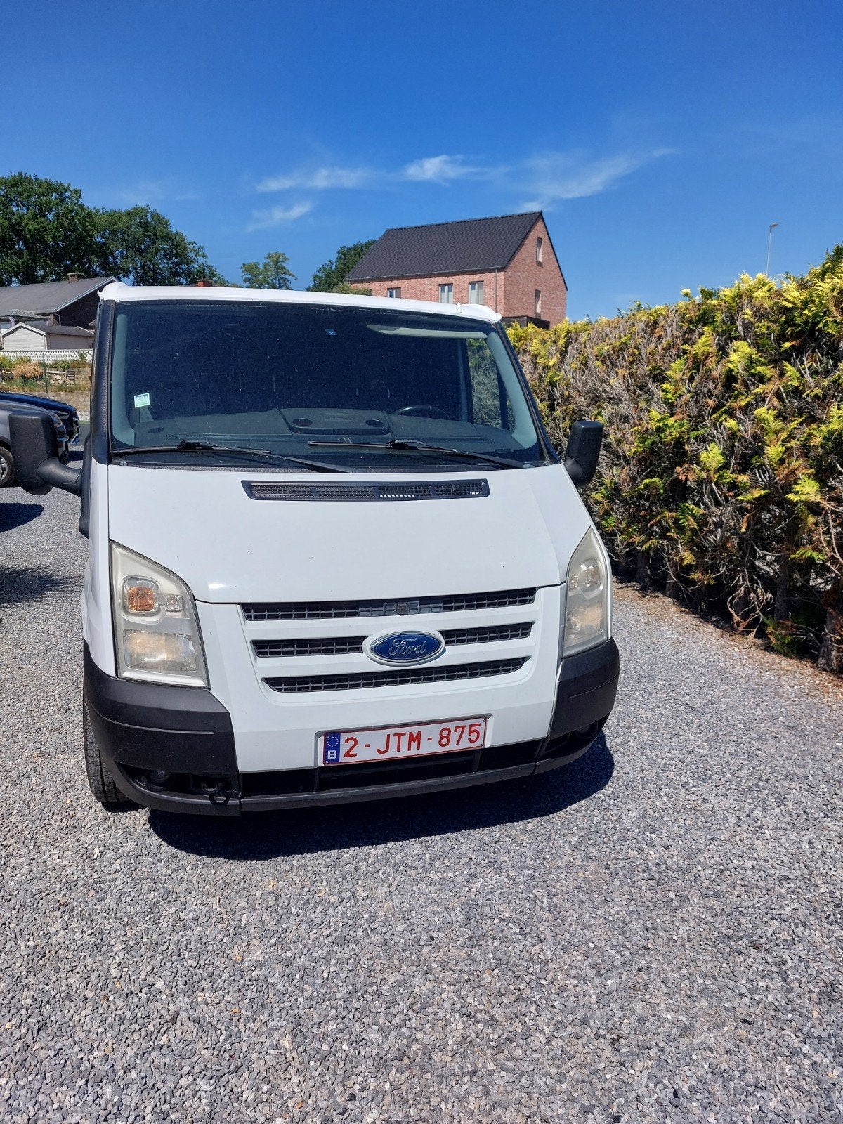 Ford transit bestelwagen, Auto's, Bestelwagens en Lichte vracht, Leder en Stof, Wit, Particulier, Airconditioning