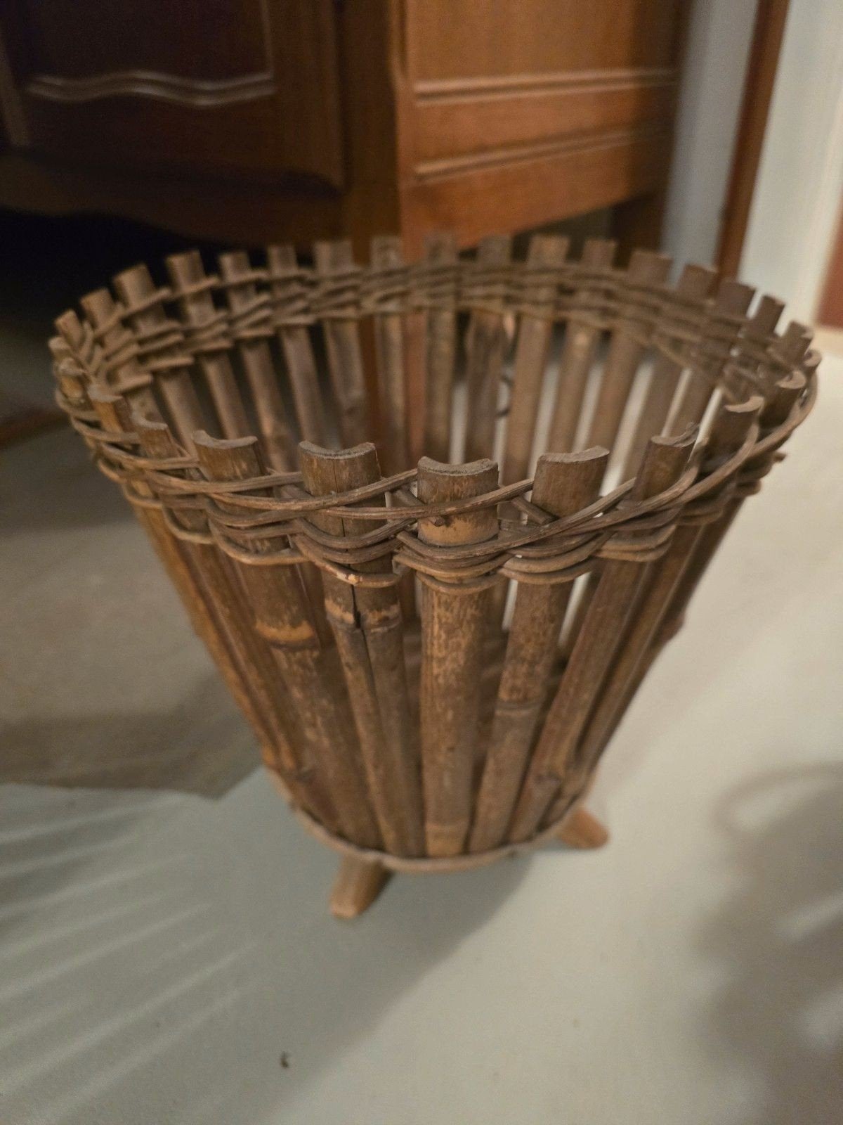 Pots de fleurs en bambou, Enlèvement ou Envoi
