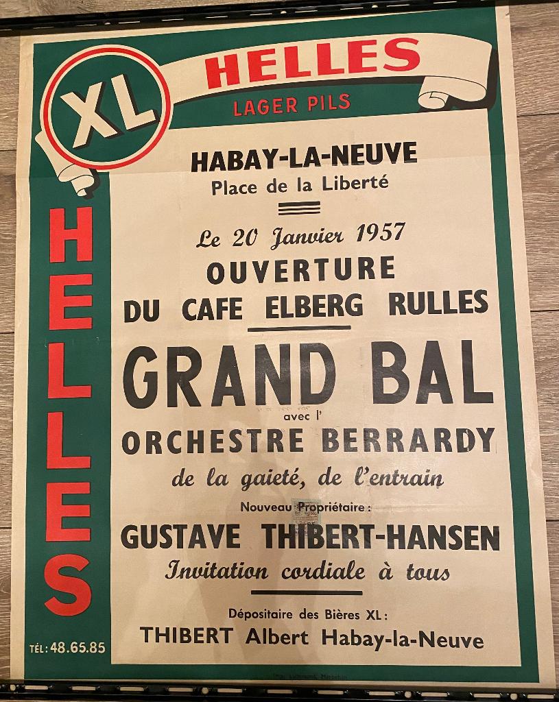 bière XL Helles affiche Habay la Neuve, Enlèvement ou Envoi, Comme neuf