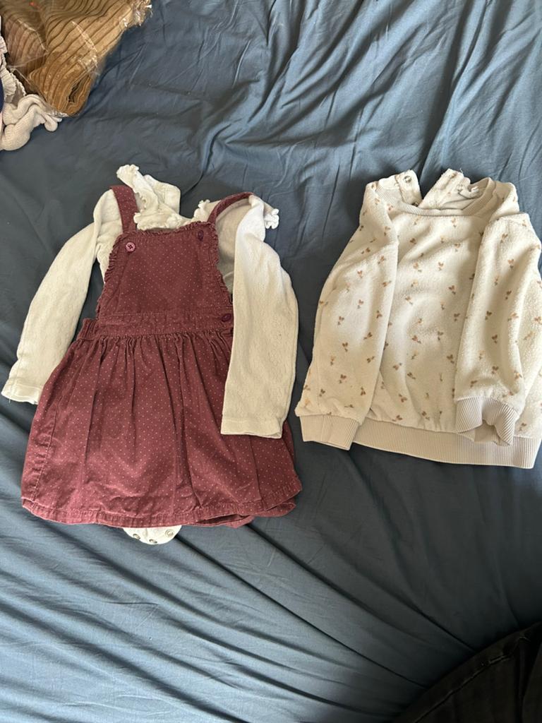 Kleedje en trui maat 80, Kinderen en Baby's, Ophalen, Zo goed als nieuw