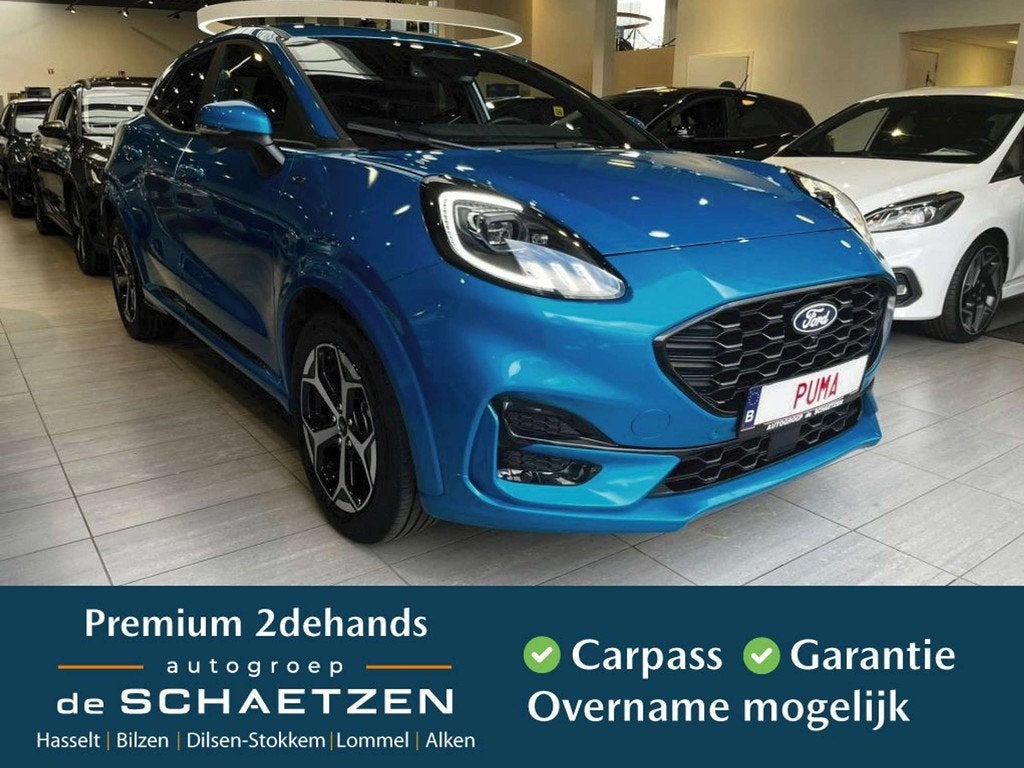 Ford Puma EcoBoost mHEV ST-Line AUT (bj 2025, automaat), Automaat, Stof, Blauw, 1 kg