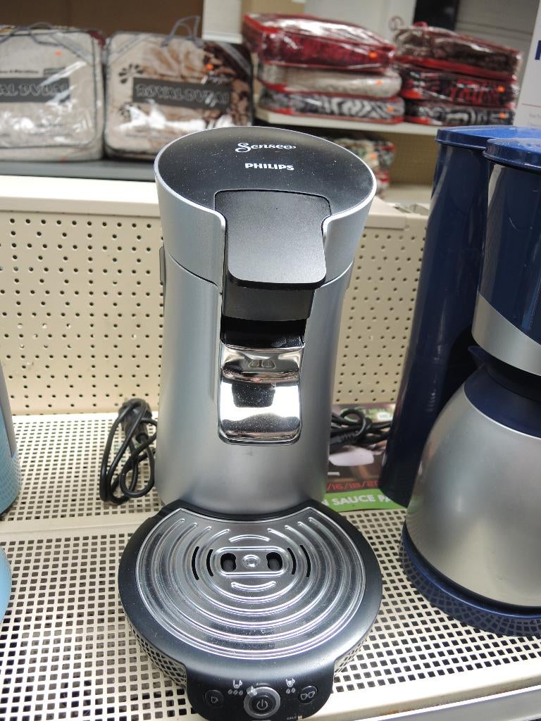 Senseo koffiezetapparaat grijs, Réservoir d'eau amovible, Enlèvement ou Envoi, Qw, Dosettes et capsules de café