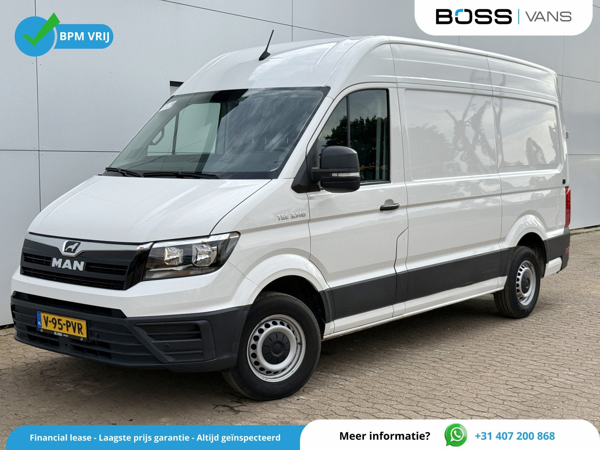 MAN TGE 3.140 2.0 TDI Automaat L3H3 Airco Cruise Control Car, Autos, Achat, Entreprise, 3 places, Noir
